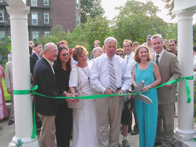 Mayor Menino officially opens Ramler Park August 2004